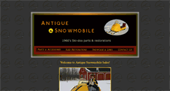 Desktop Screenshot of antiquesnowmobile.com