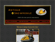 Tablet Screenshot of antiquesnowmobile.com